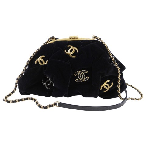 Chanel Velvet Shoulder Bags for Women